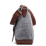 Wholesale Wool Messenger Bag with Padded Laptop Holder